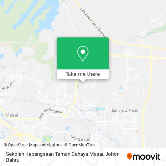 Sekolah Kebangsaan Taman Cahaya Masai map