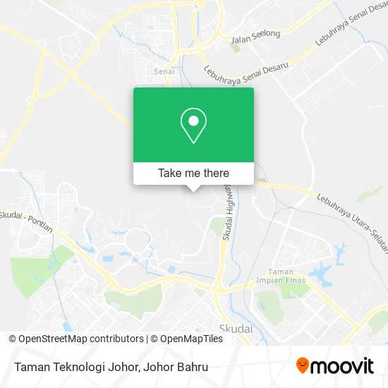 Taman Teknologi Johor map