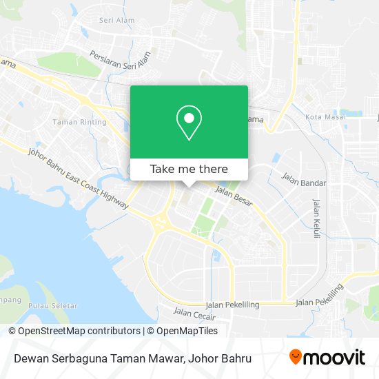 Dewan Serbaguna Taman Mawar map