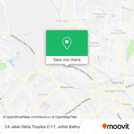 24 Jalan Setia Tropika 2/17 map