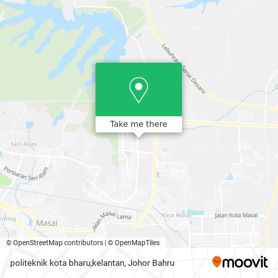 politeknik kota bharu,kelantan map