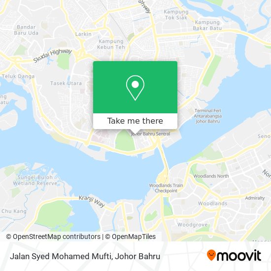 Jalan Syed Mohamed Mufti map