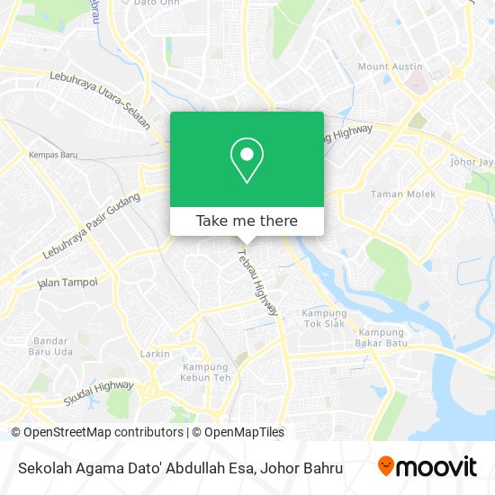 Sekolah Agama Dato' Abdullah Esa map