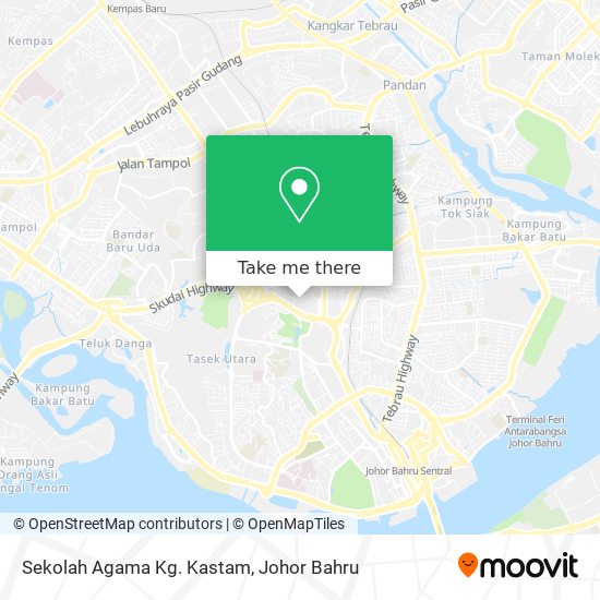 Sekolah Agama Kg. Kastam map