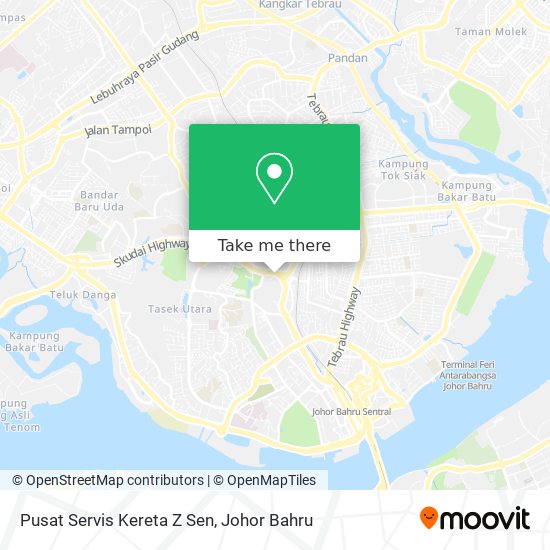 Pusat Servis Kereta Z Sen map