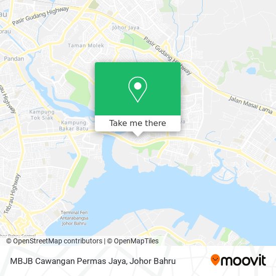 MBJB Cawangan Permas Jaya map