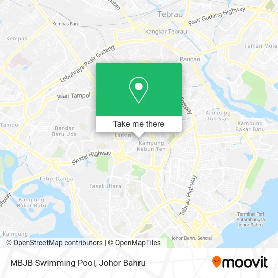 MBJB Swimming Pool map
