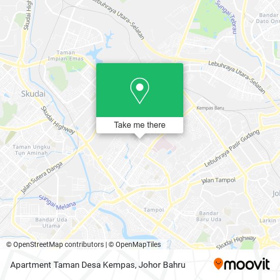 Apartment Taman Desa Kempas map