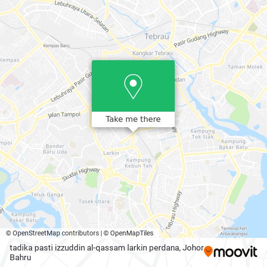tadika pasti izzuddin al-qassam larkin perdana map