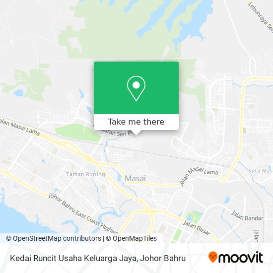 Kedai Runcit Usaha Keluarga Jaya map