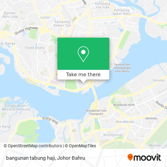 bangunan tabung haji map
