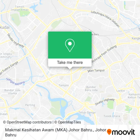 Makmal Kesihatan Awam (MKA) Johor Bahru. map