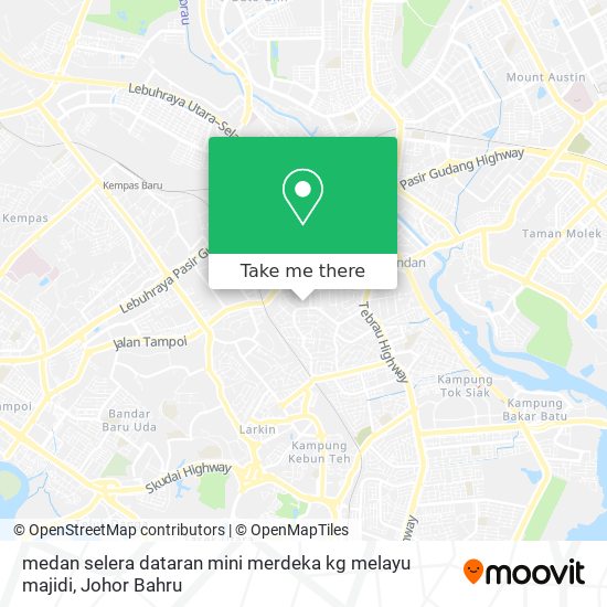 medan selera dataran mini merdeka kg melayu majidi map