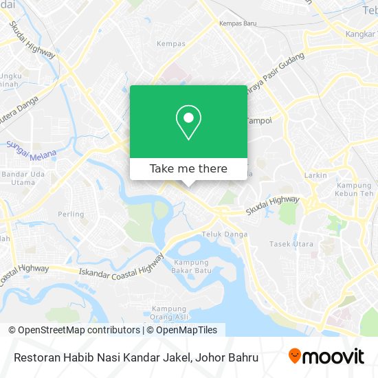 Restoran Habib Nasi Kandar Jakel map