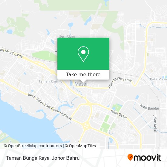 Taman Bunga Raya map