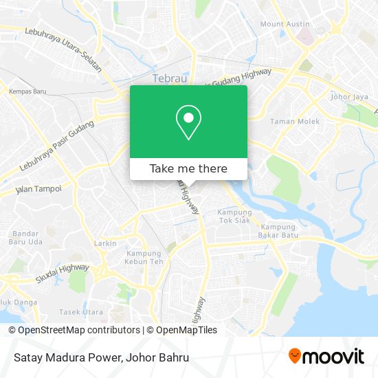 Satay Madura Power map