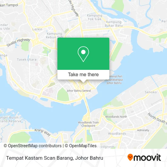 Tempat Kastam Scan Barang map