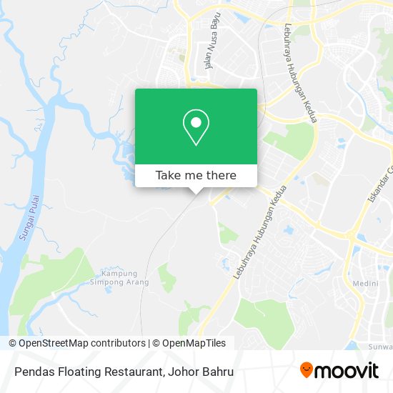 Pendas Floating Restaurant map