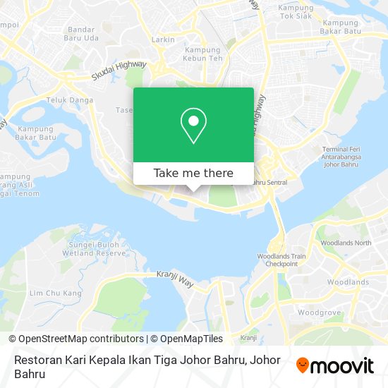 Restoran Kari Kepala Ikan Tiga Johor Bahru map