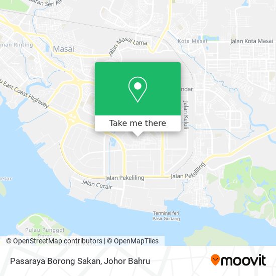 Pasaraya Borong Sakan map