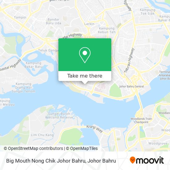 Big Mouth Nong Chik Johor Bahru map