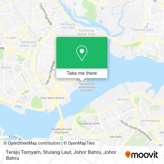 Teraju Tomyam, Stulang Laut, Johor Bahru map