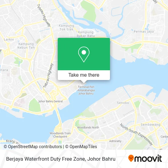 Berjaya Waterfront Duty Free Zone map
