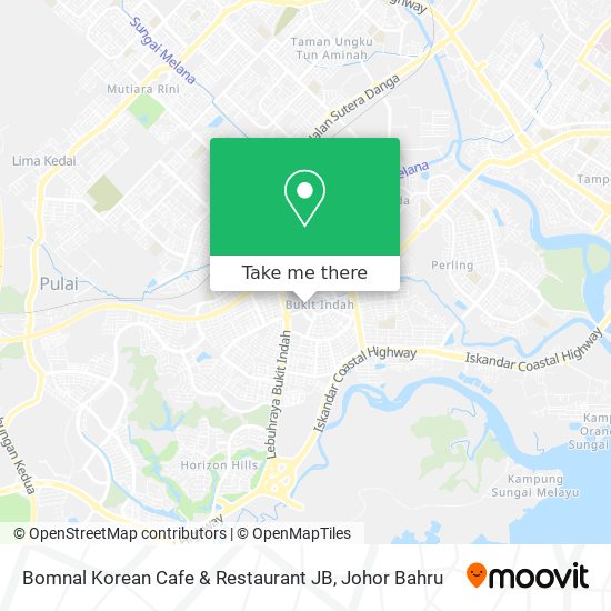 Bomnal Korean Cafe & Restaurant JB map