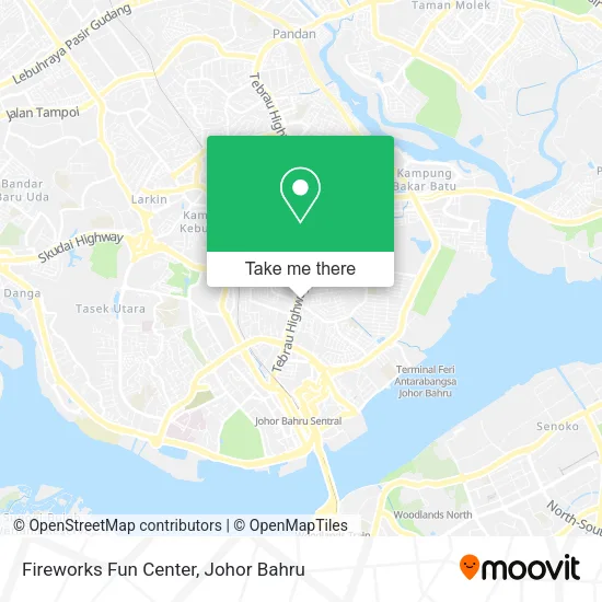 Fireworks Fun Center map