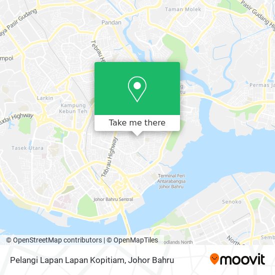 Pelangi Lapan Lapan Kopitiam map