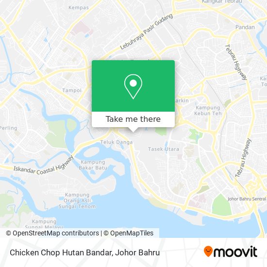 Chicken Chop Hutan Bandar map