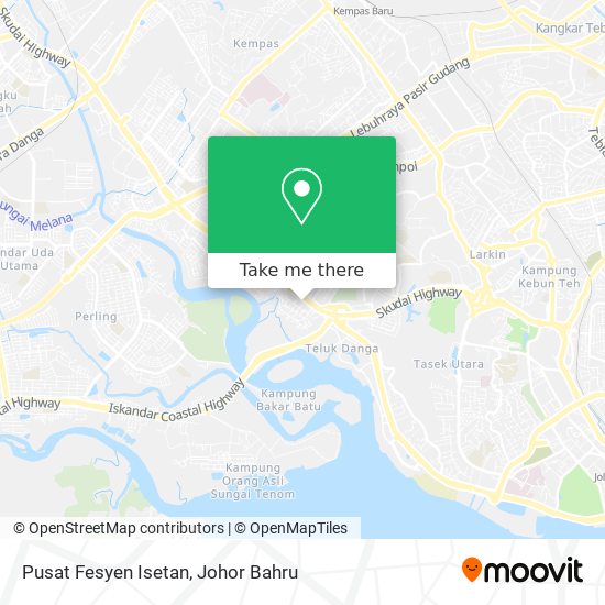 Pusat Fesyen Isetan map