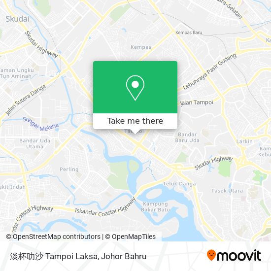 淡杯叻沙 Tampoi Laksa map
