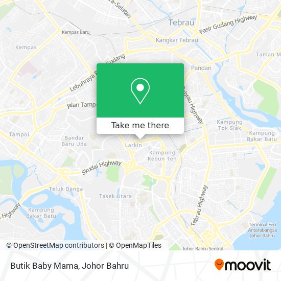 Butik Baby Mama map