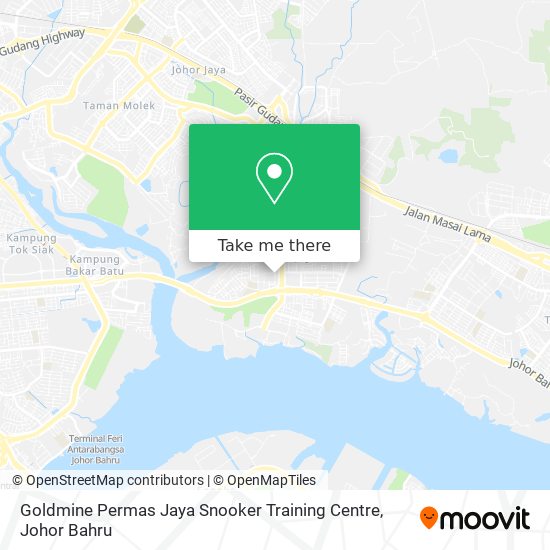 Goldmine Permas Jaya Snooker Training Centre map