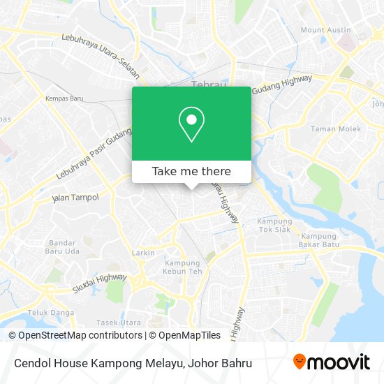 Cendol House Kampong Melayu map