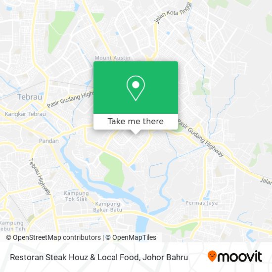 Restoran Steak Houz & Local Food map