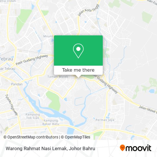 Warong Rahmat Nasi Lemak map