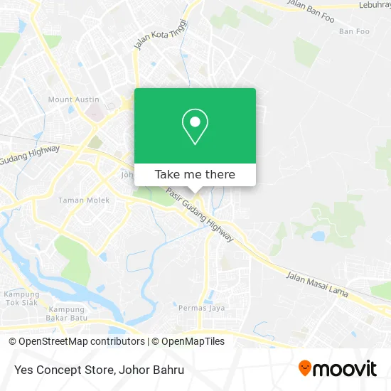Yes Concept Store map