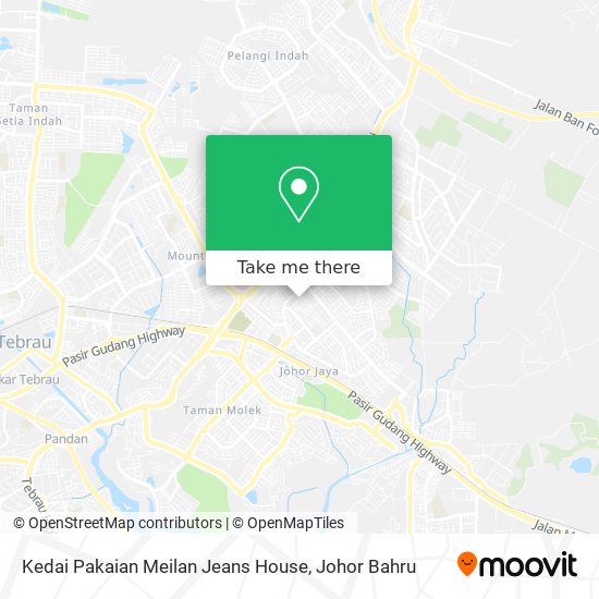 Kedai Pakaian Meilan Jeans House map