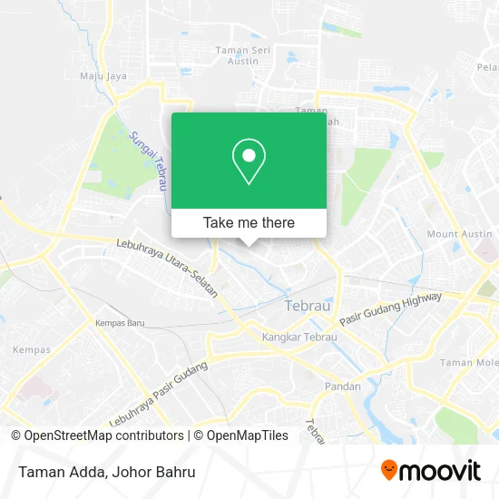 Taman Adda map