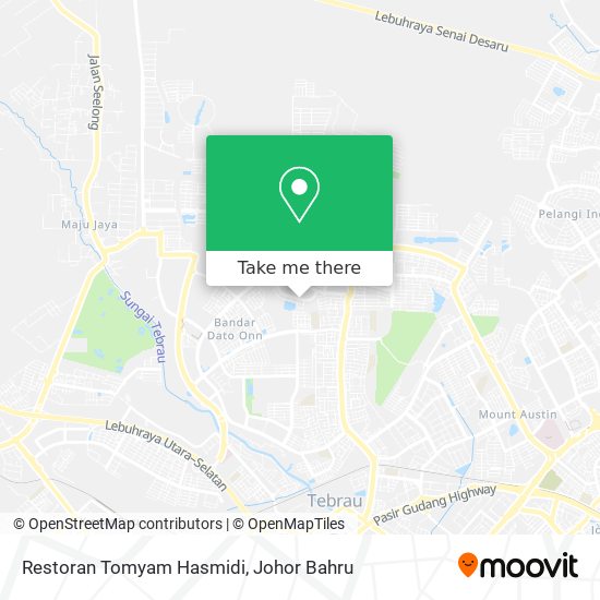 Restoran Tomyam Hasmidi map