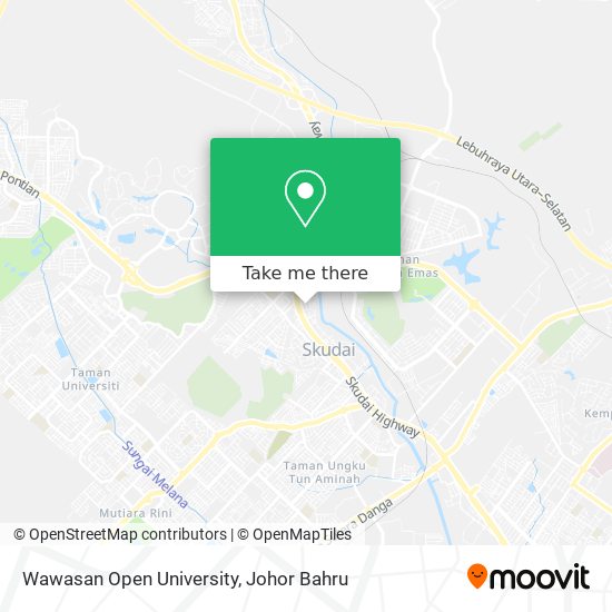 Wawasan Open University map