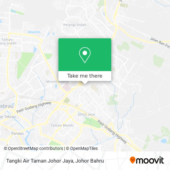 Tangki Air Taman Johor Jaya map