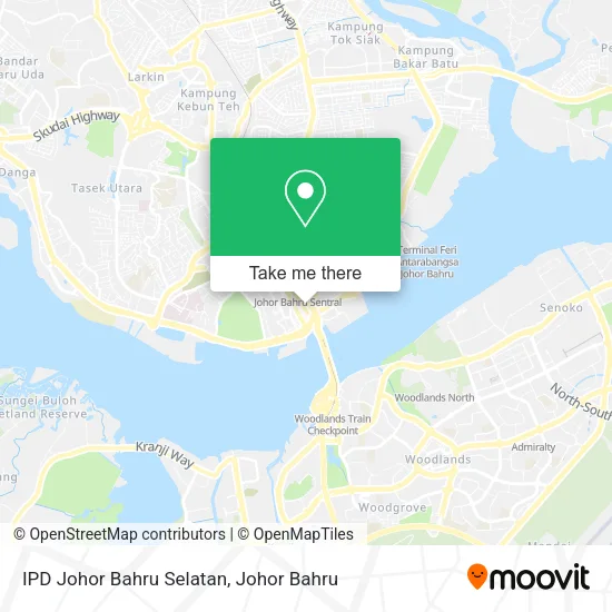 IPD Johor Bahru Selatan map