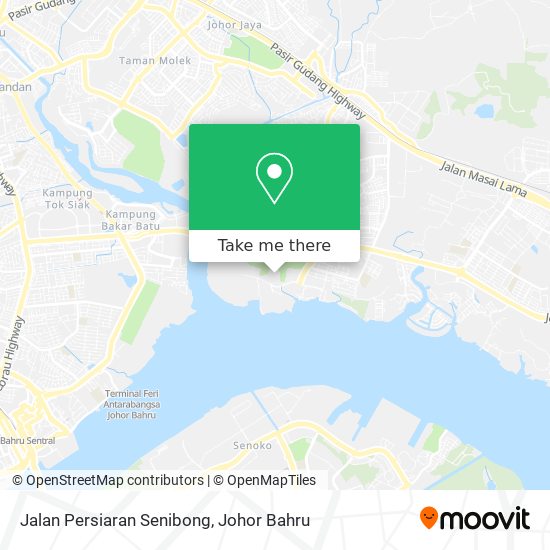 Jalan Persiaran Senibong map