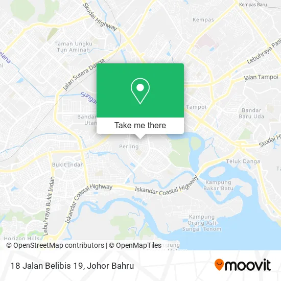 18 Jalan Belibis 19 map