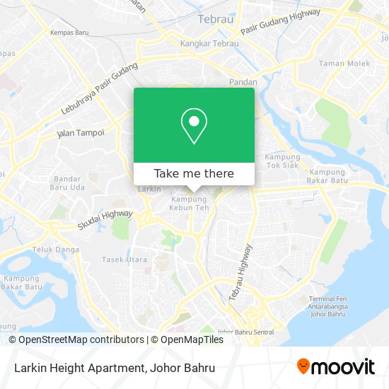 Larkin Height Apartment map