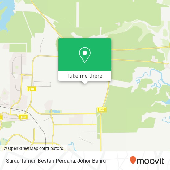 Surau Taman Bestari Perdana map