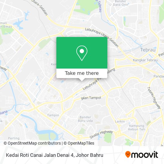 Kedai Roti Canai Jalan Denai 4 map